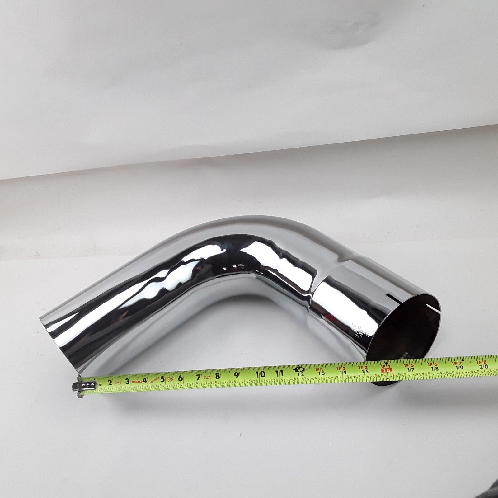 Automann 562.U4590E15C Exhaust Elbow 5in 90 DEG ID-OD Chrome Heavy Duty