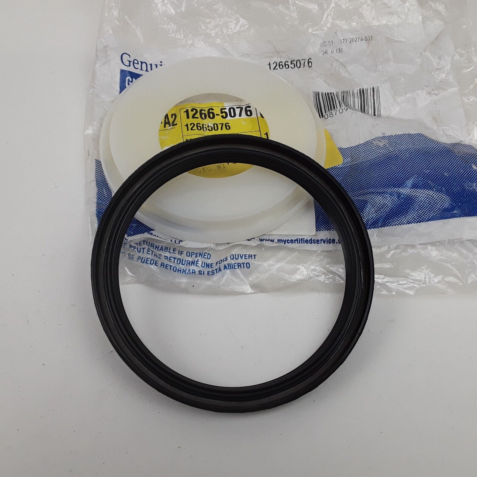 GM 12665076 Crankshaft Rear Oil Seal for Cadillac, Chevrolet, GMC 2014-2024