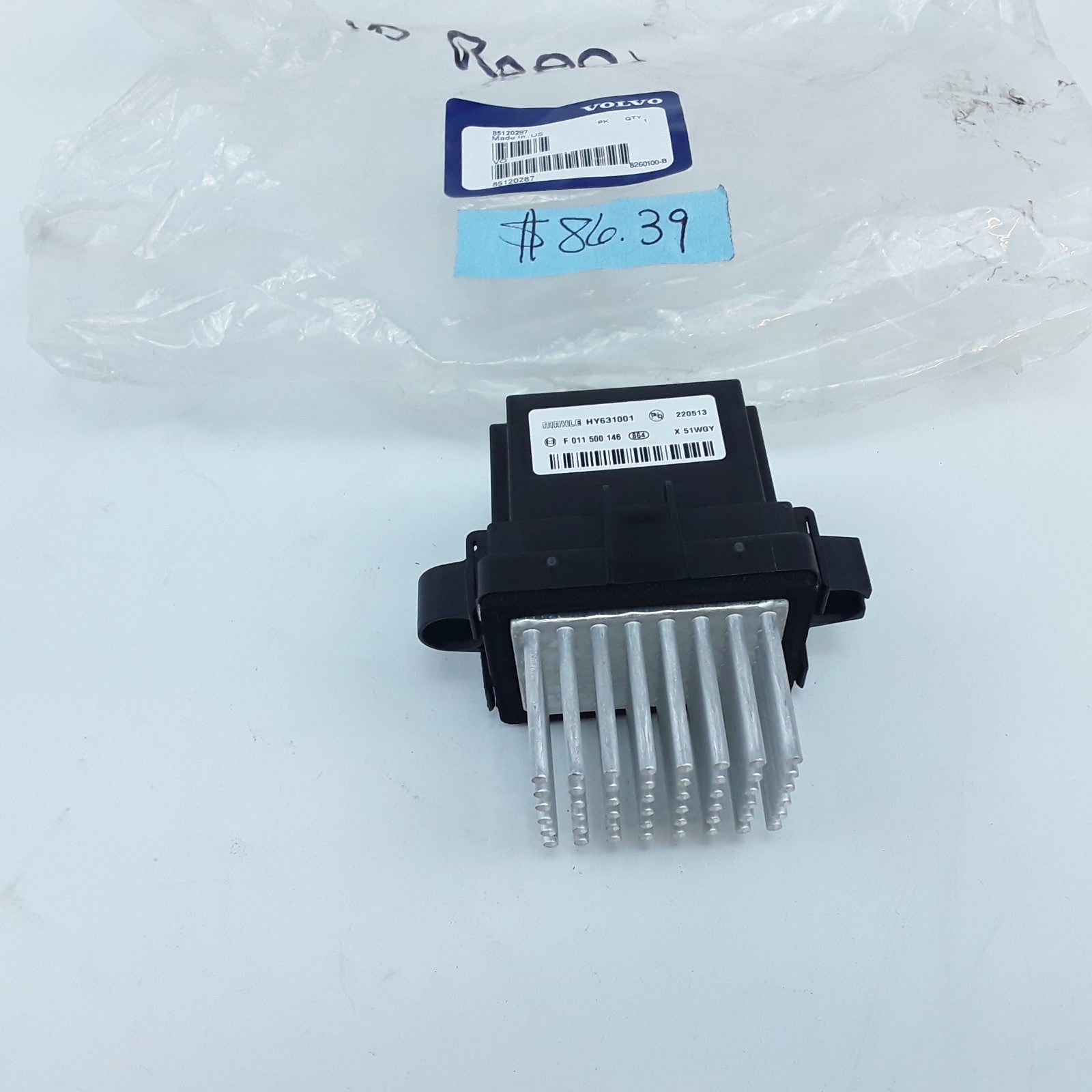 Blower Motor Resistor Fits Dodge Chrysler Jeep Volvo Ram International 2007-2023