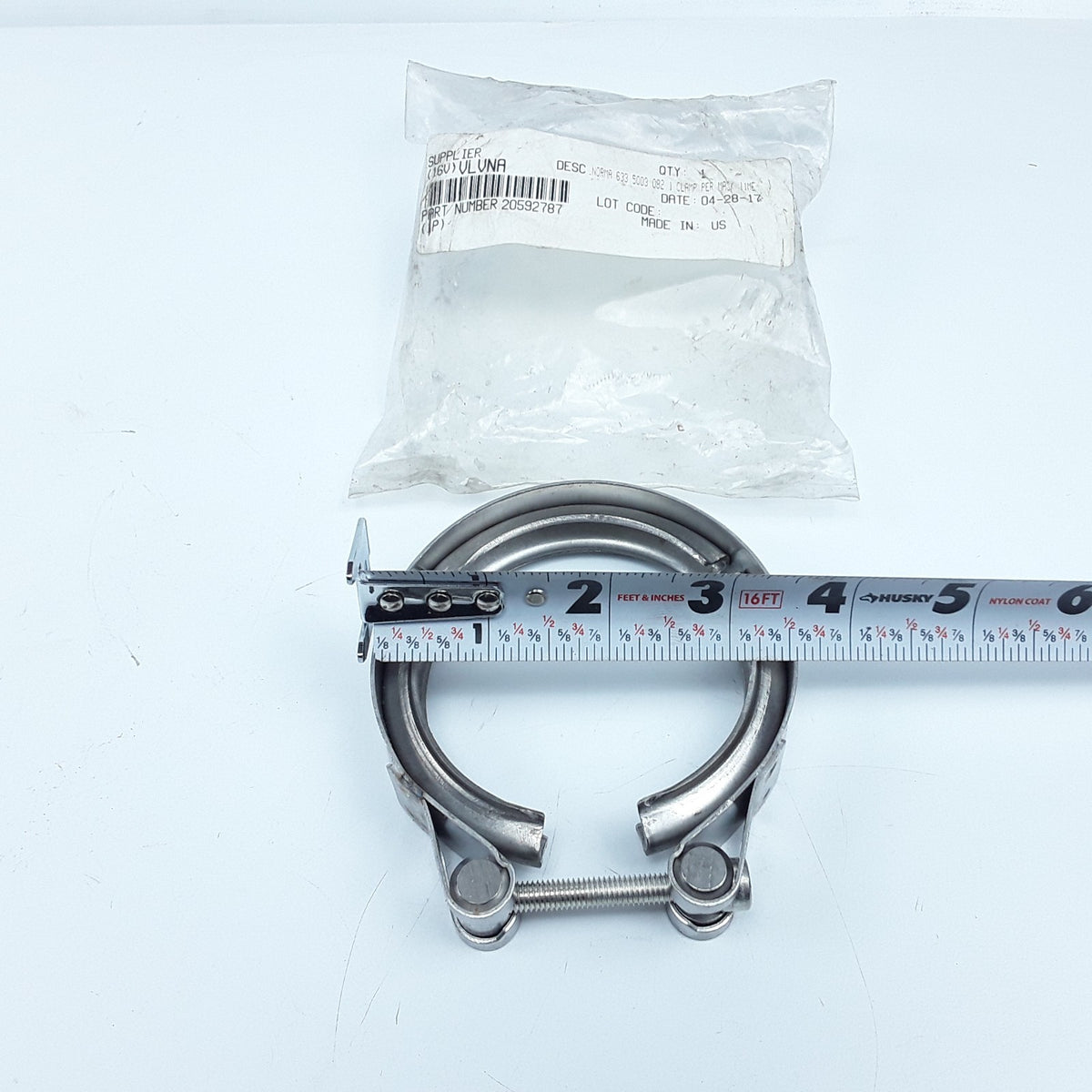 Volvo 20592787 Turbocharger Clamp Assembly Fits Mack Volvo Trucks