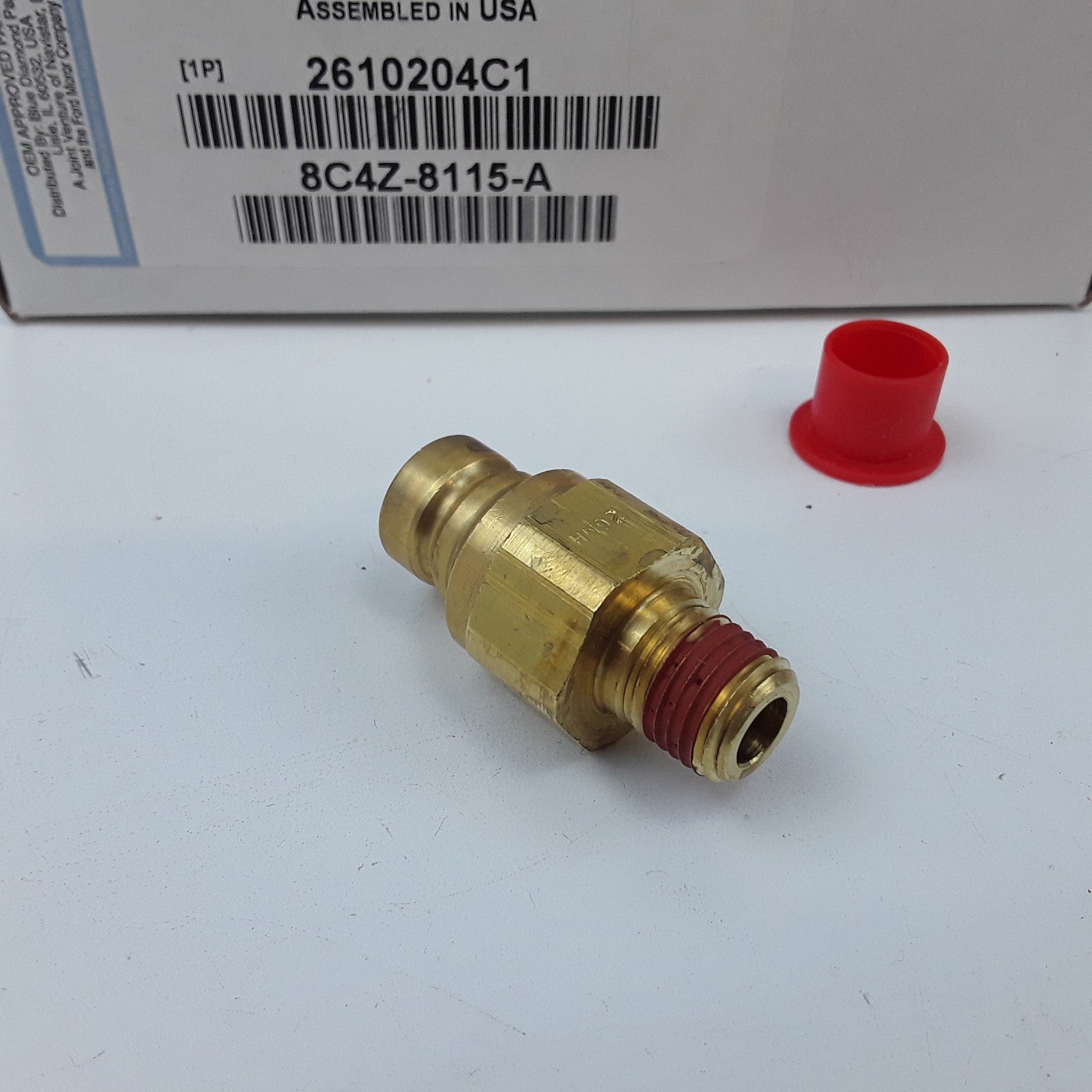 Engine Cylinder Quick Connect Radiator Drain Plug Fitting International Navistar