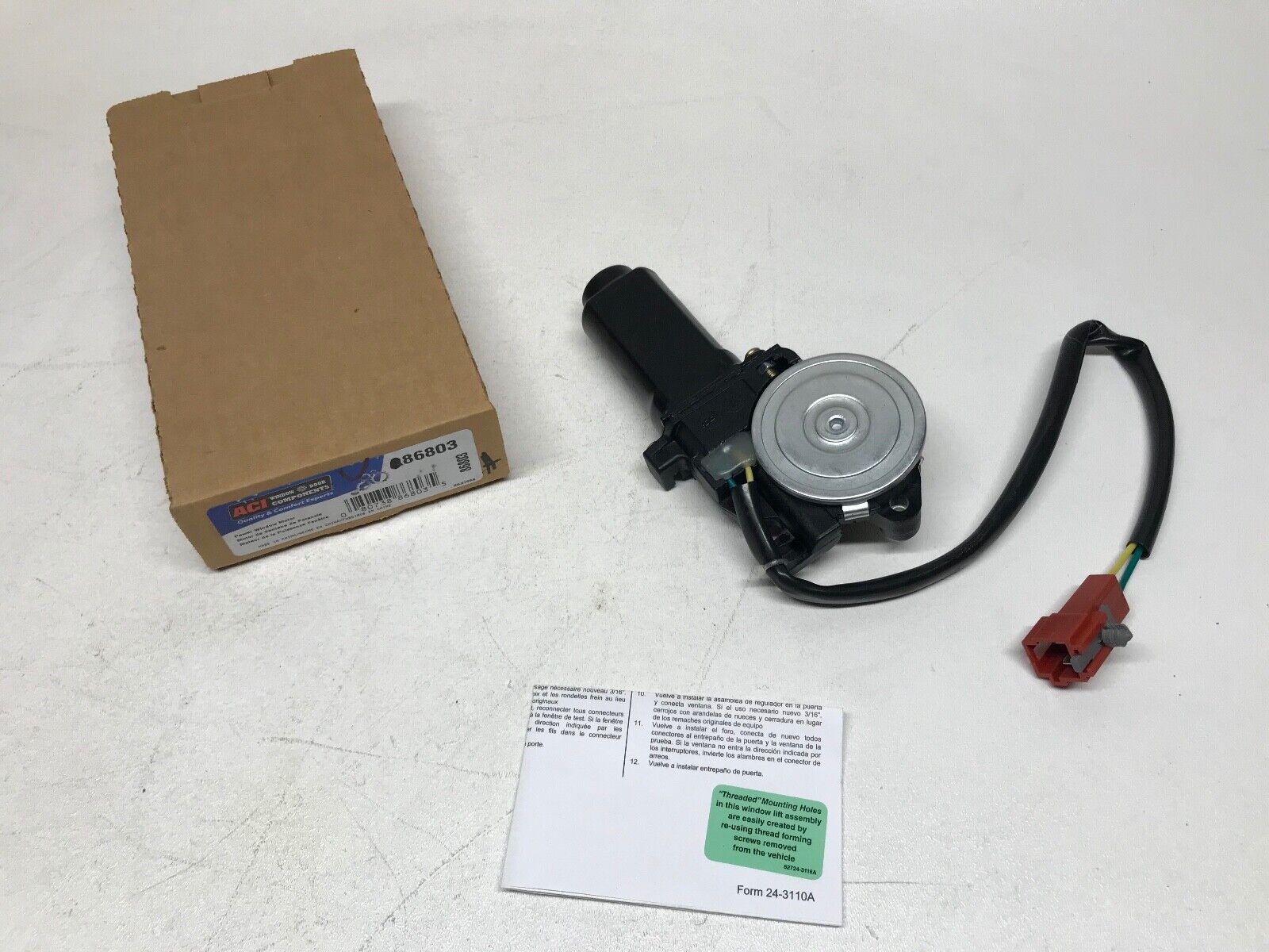 Power Window Motor ACI/Maxair 86803 for Chrysler, Dodge, Eagle, Plymouth FAST SH - HotCarParts