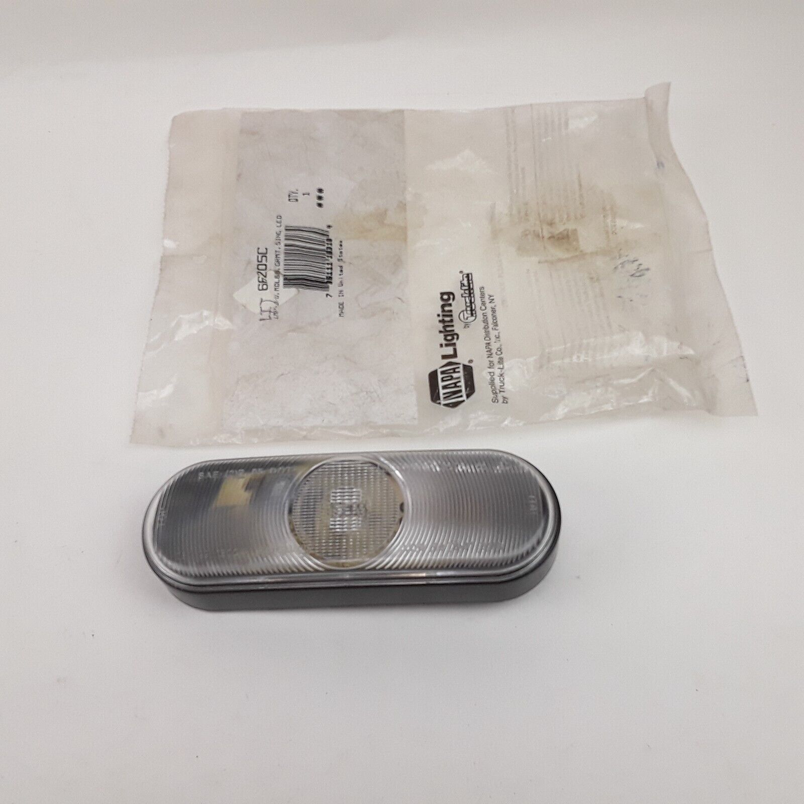 Truck-Lite 66205C 66 Series Back Up Light Oval Shape LED Clear Lens 12V