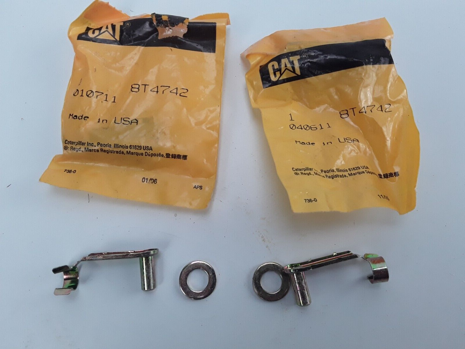 CAT 8T4742 FOR CATERPILLAR 8T-4742 END-YOKE ROD GENUINE OEM PART (LOT OF 2) - HotCarParts