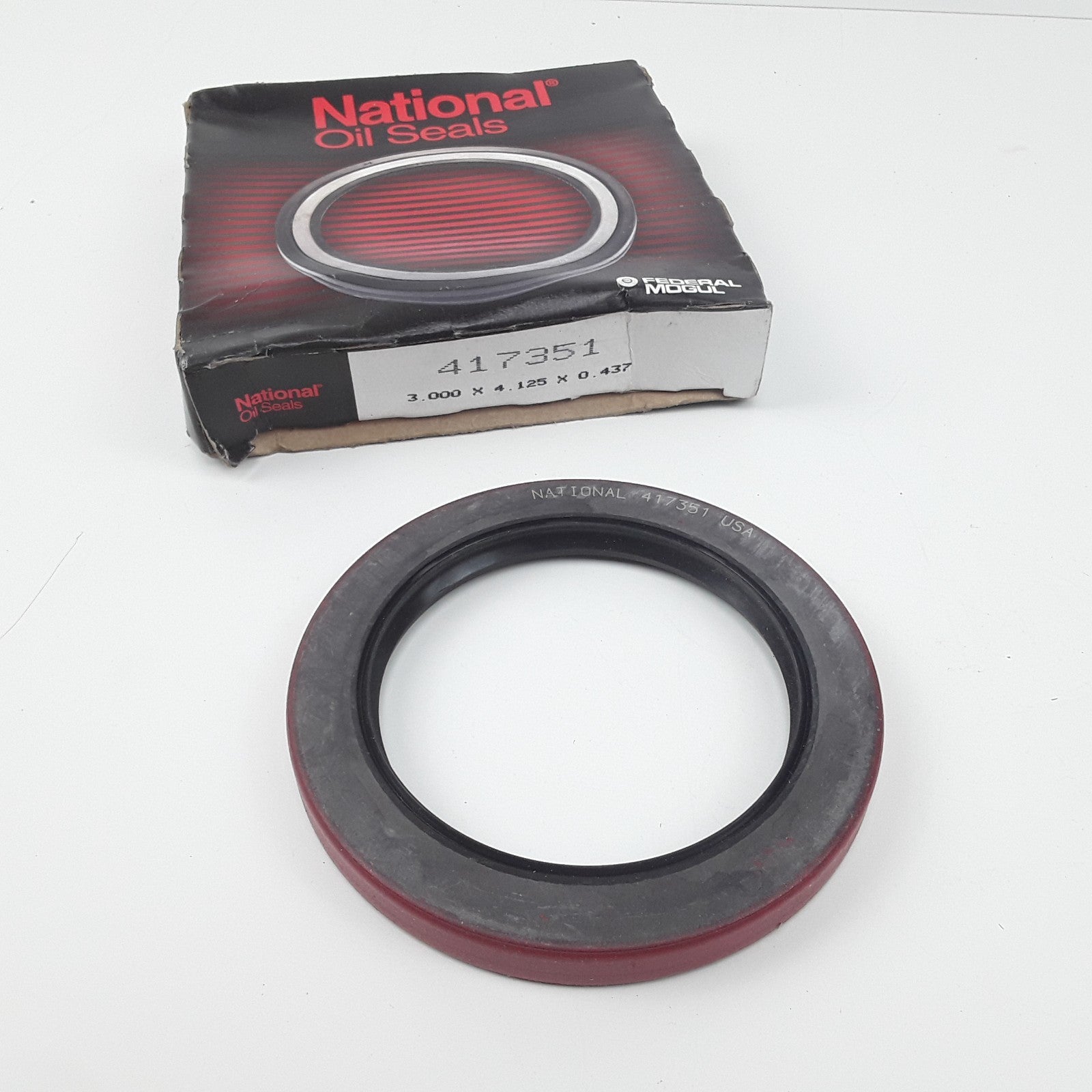 National Oil Seals 417351 Multi-Purpose Seal Heavy Duty 3.000 x 4.125 x 0.437