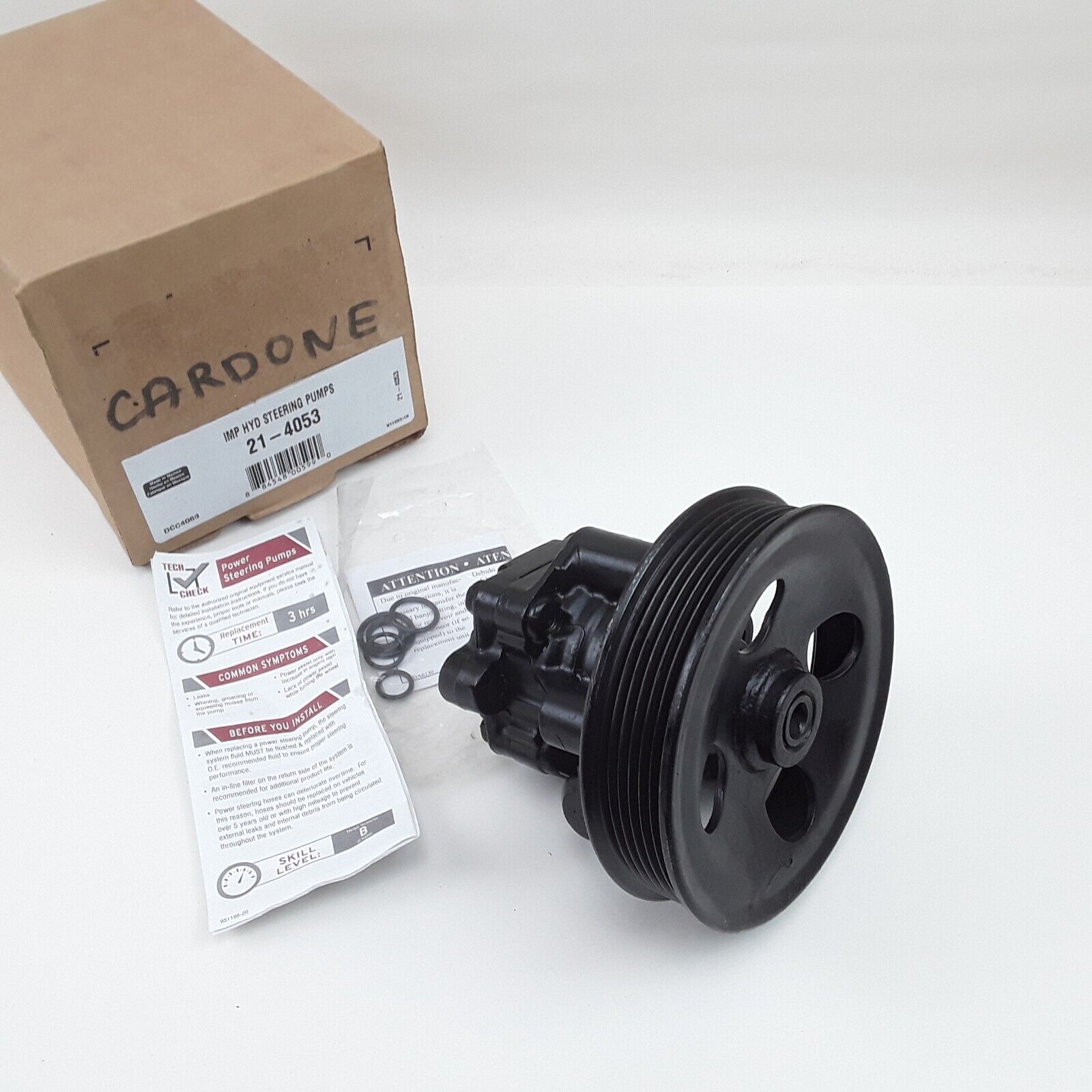 Cardone 21-4053 Power Steering Pump Hydraulic Aluminum O-Ring For Kia 2010-2013