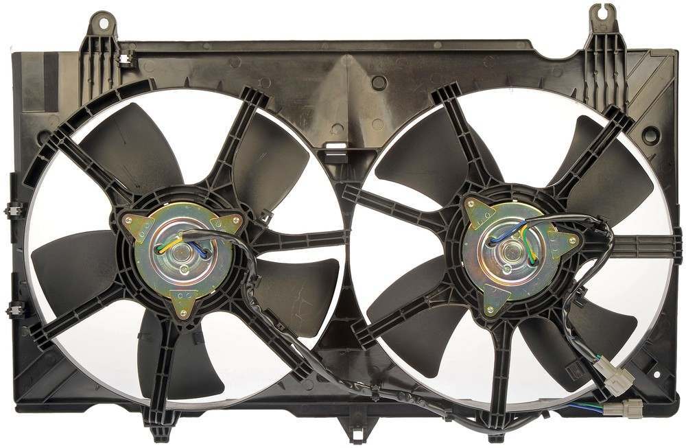Engine Cooling Radiator Dual Fan Assembly Fits Nissan 350Z 2007 2008 2009