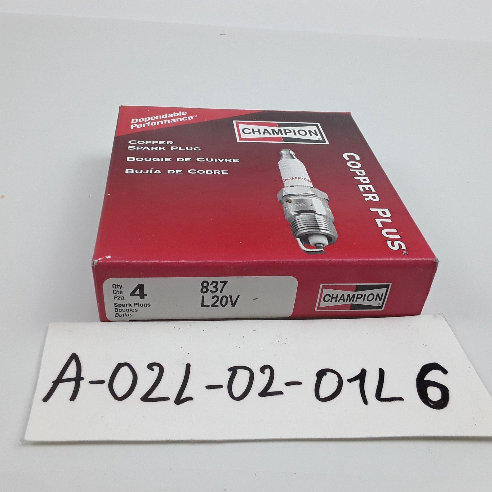 4 Champion Spark Plug L 20V Fits Kawasaki H1 Mach III,A1SS,A1 Samurai 1969-1971