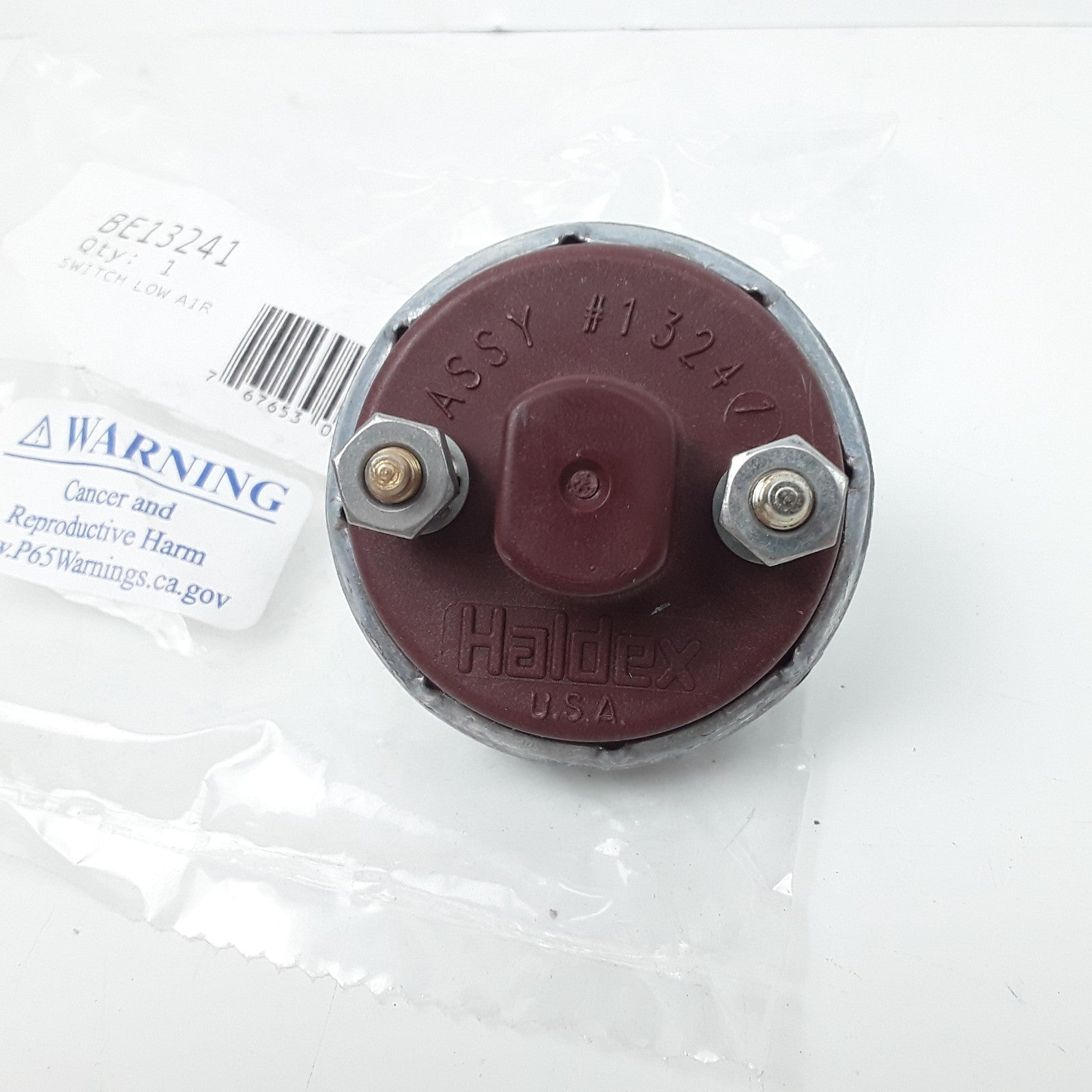 Haldex BE13241 Air Brake Low Pressure Switch Heavy Duty High Performance