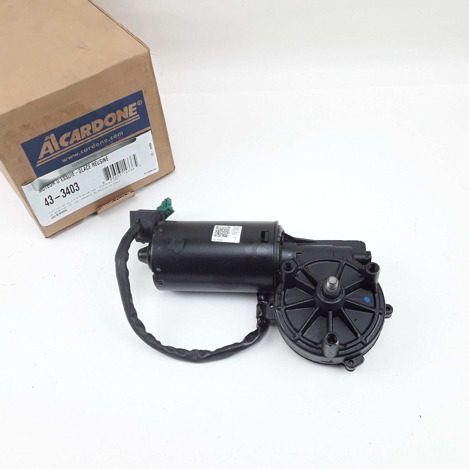 Cardone 43-4303 Windshield Wiper Motor Replacement Part For Nissan 1.8L 1984-88