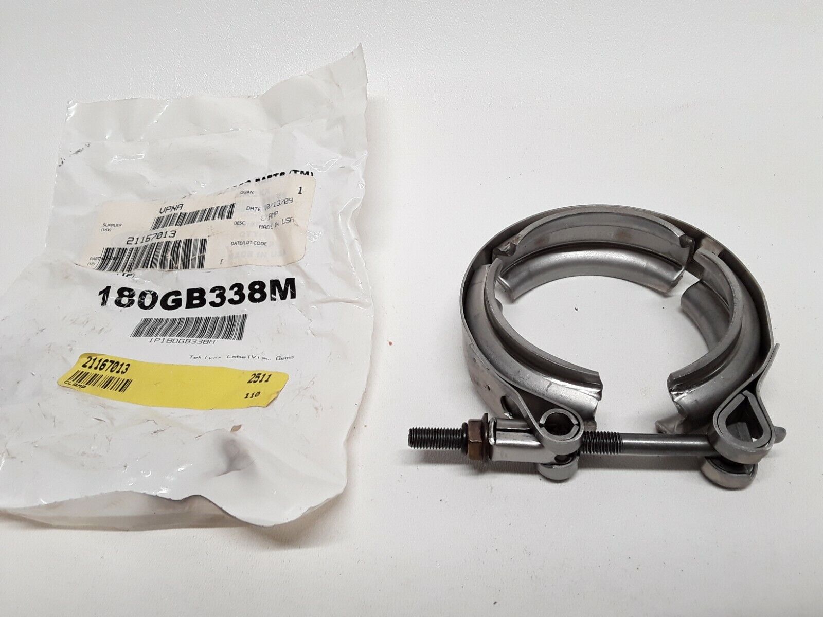 NEW oem MACK EXHAUST CLAMP 180GB338M V-Clamp 21167013 FAST FREE SHIPPING - HotCarParts