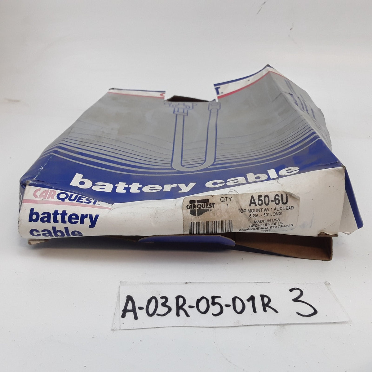 Top Mount Battery Cable Fits Dodge Audi Jeep Plymouth Plymouth Ford (1961-1994)