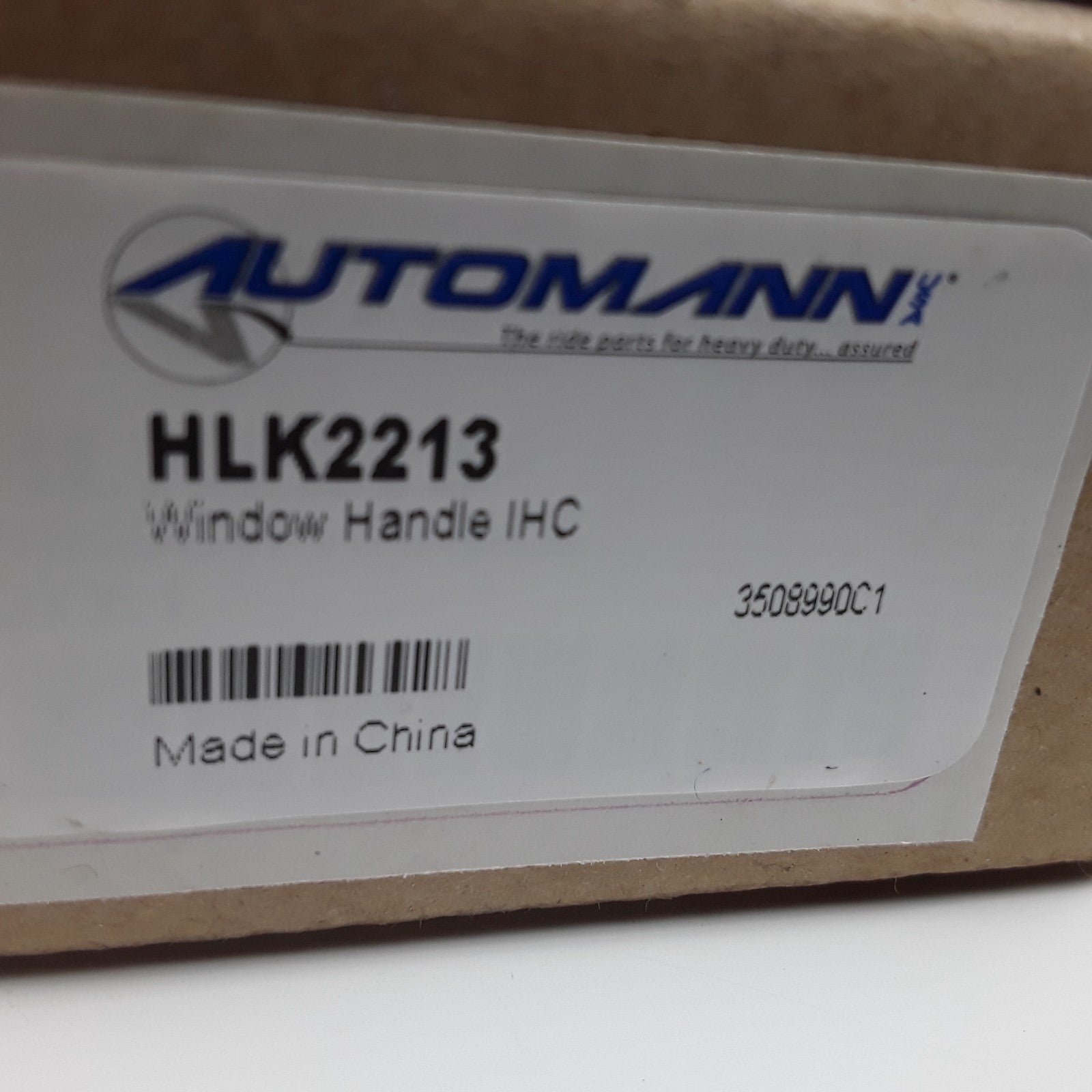 Automann HLK2213 Fits International Truck Interior Window Crank Handle Black