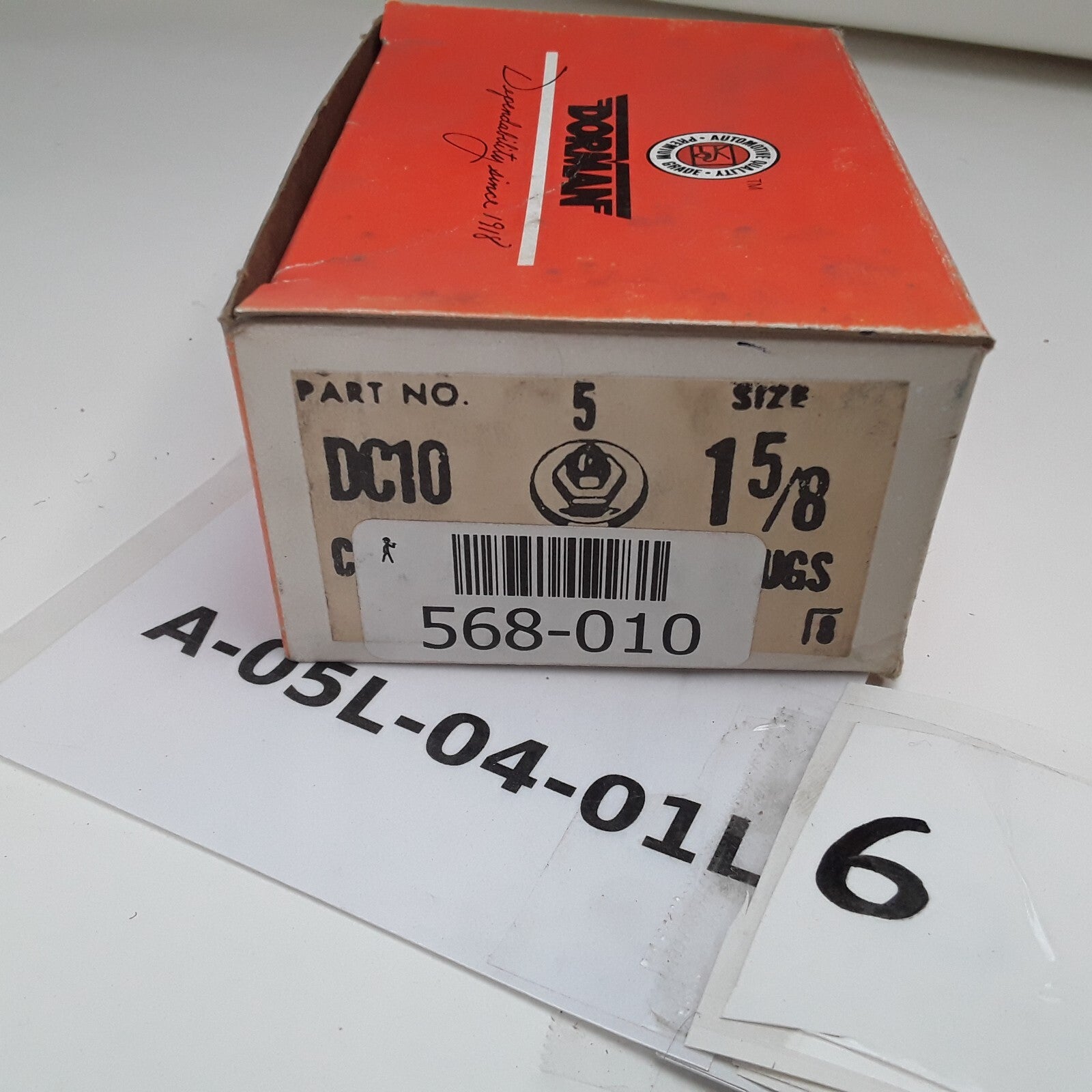 Set of 5 Expansion Plug Quick Seal Copper 1-5/8 In Fits Chrysler Dodge Plymouth