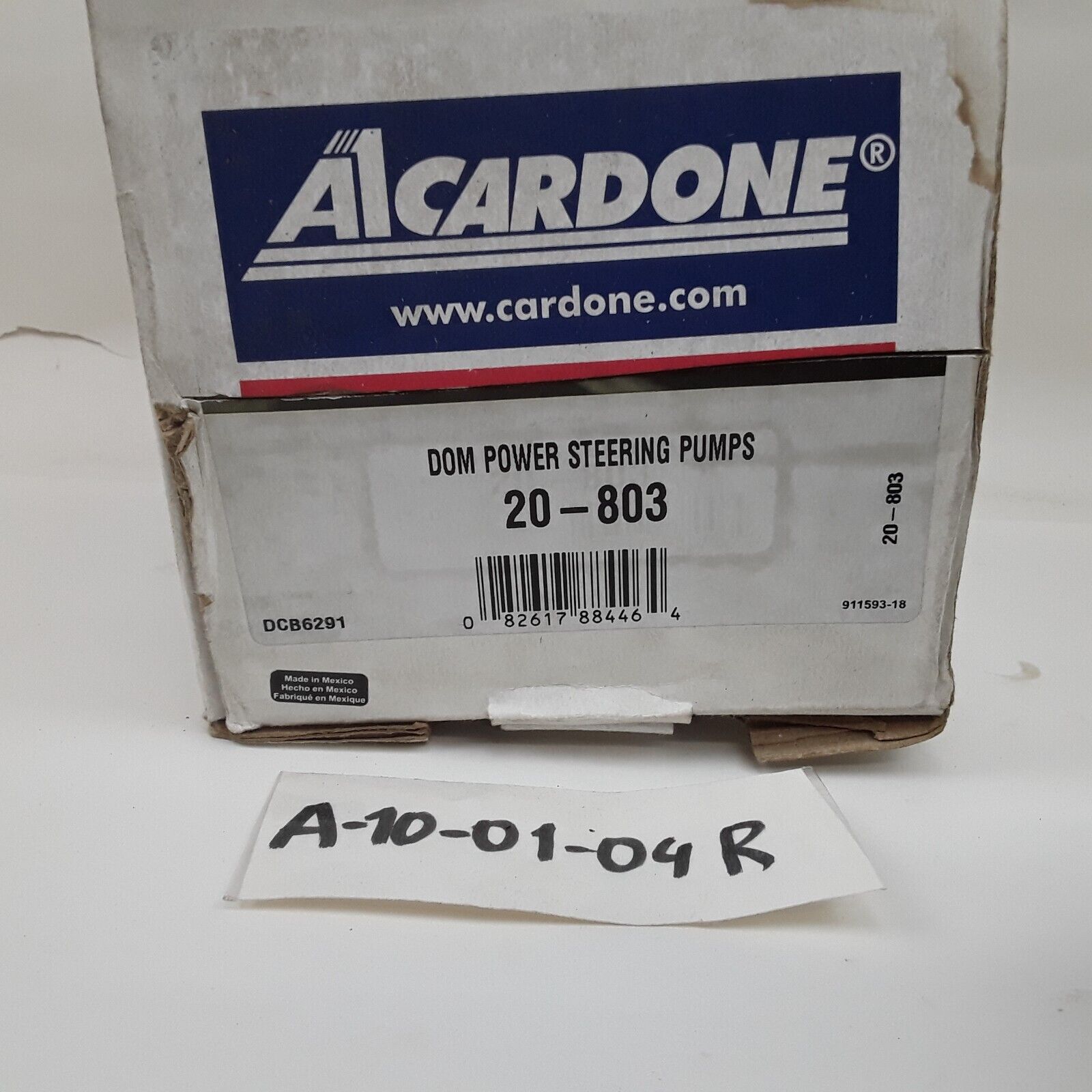 Cardone 20-803 Power Steering Pump Reman Suzuki Swift+ Pontiac G3 For 2009-2010