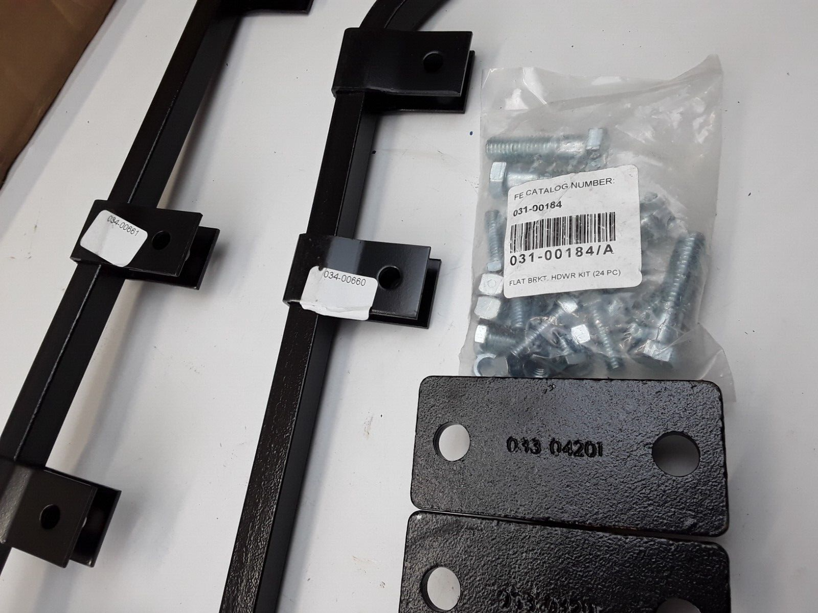Fleet Engineers 031-00136 Double Coil Shortie Bar Type Mud Flap Brackets - HotCarParts