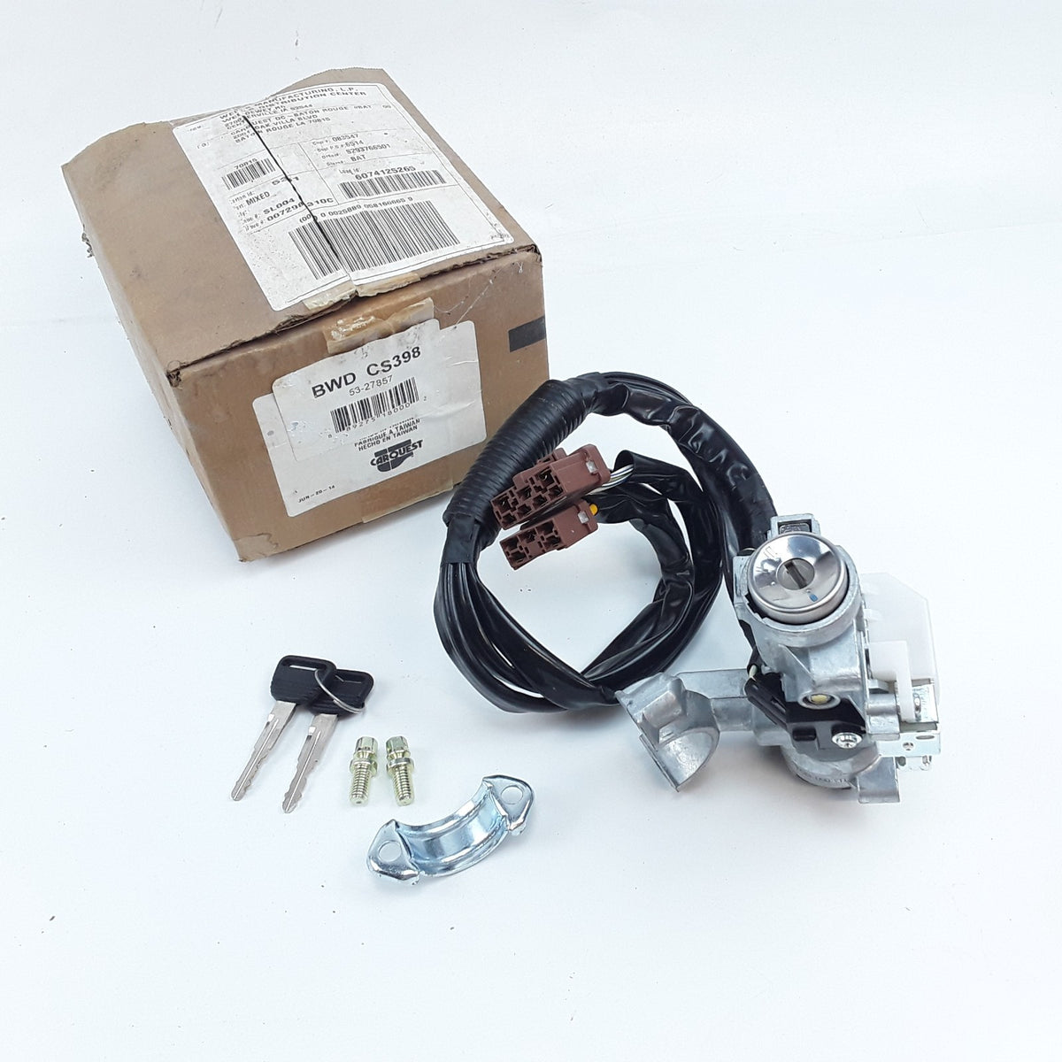 Ignition Switch With Lock Cylinder Fits Honda Civic del Sol Civic (1992-1995)