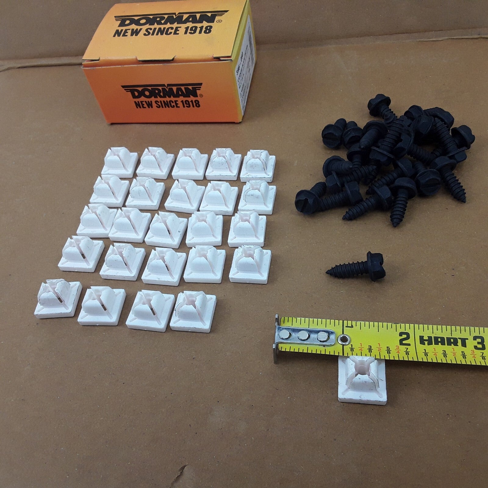 Direct replacement Car Truck License Plate Fasteners No. 14 x 3/4 In Pack of 25