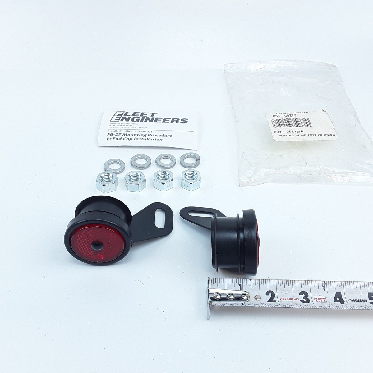 Fleet Engineering 031-00273 Mounting HDWR Caps Fits Heavy Duty Trucks