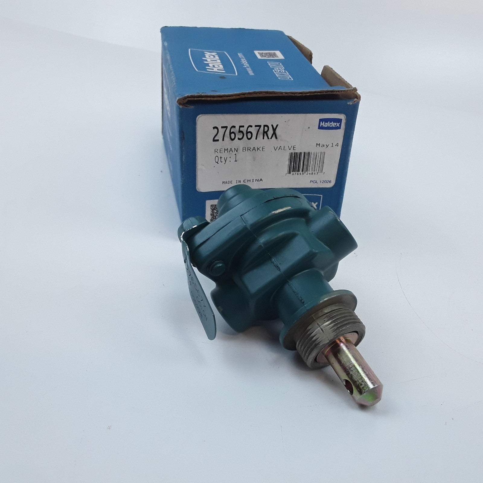 Haldex 276567RX Push-Pull Hand Control Valve Remanufactured 1/8" Delivery Port