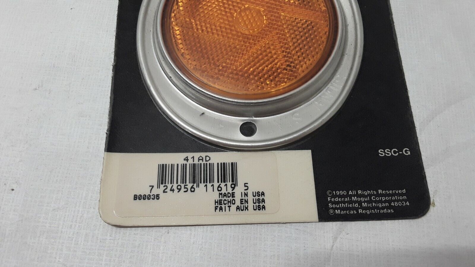 Signal Stat 41-A 41AD Reflector SAE-A Orange SAE-90 77-886 DOT made in USA - HotCarParts