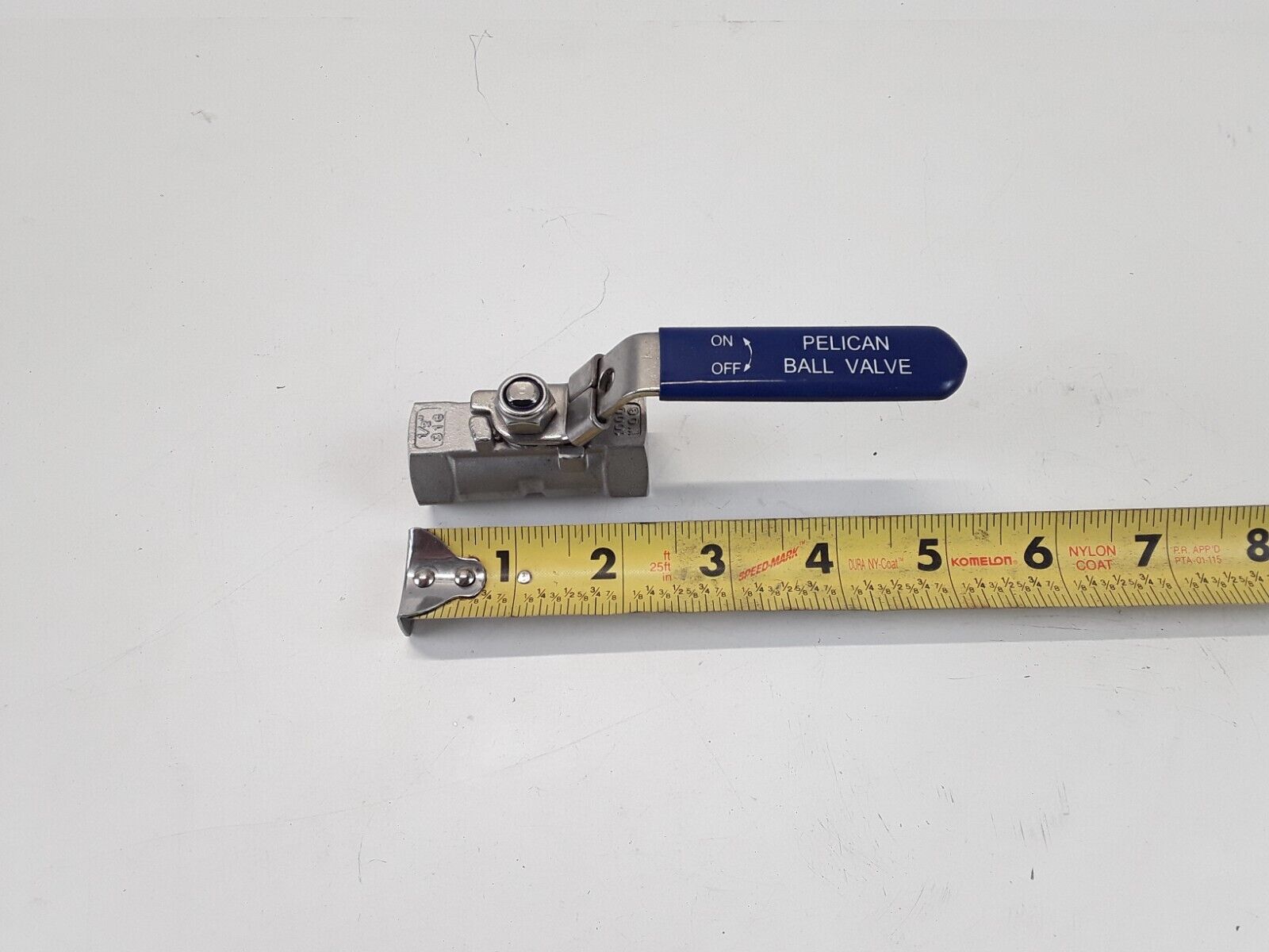 Full Port Threaded Ball Valve 1/2” Stainless Steel 316 Pelican 1000 WOG - HotCarParts