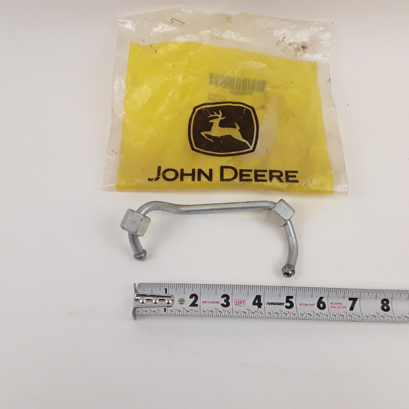 Genuine OEM John Deere RE558664 Fuel Rail Tube Compatible with Various Models