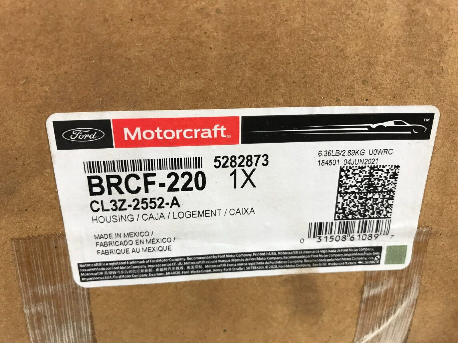 Disc Brake Caliper-Unloaded Caliper Rear Right Motorcraft fits 2012 Ford F-150 - HotCarParts