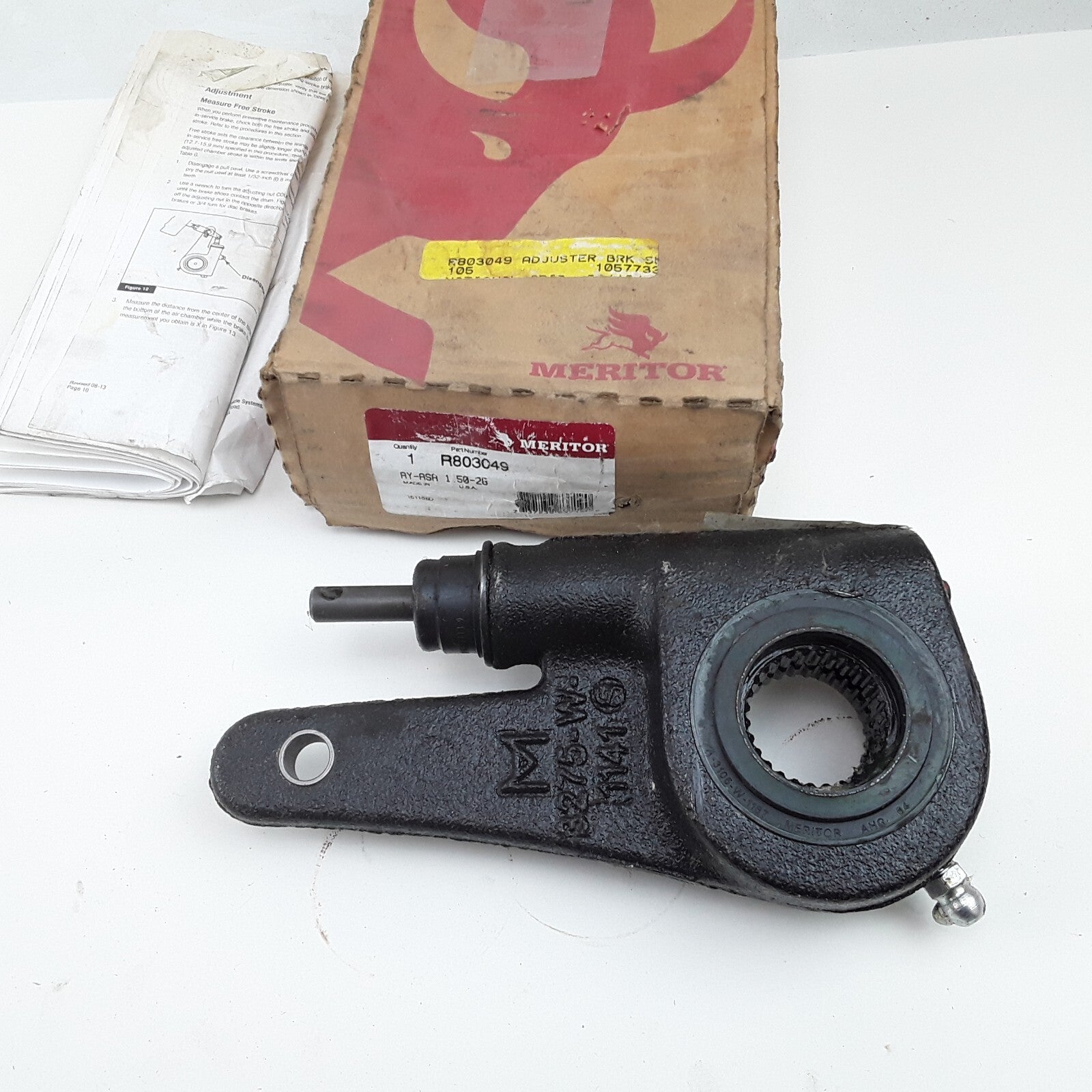 Air Brake Automatic Slack Adjuster 1.50" Spline Dia. 28 Splines 5.50" Arm Length