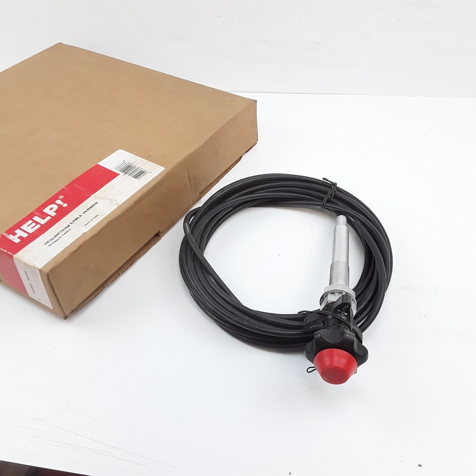 Dorman 55206 Multi-Purpose Control Cables With 2 In Black Knob 25-Feet Length