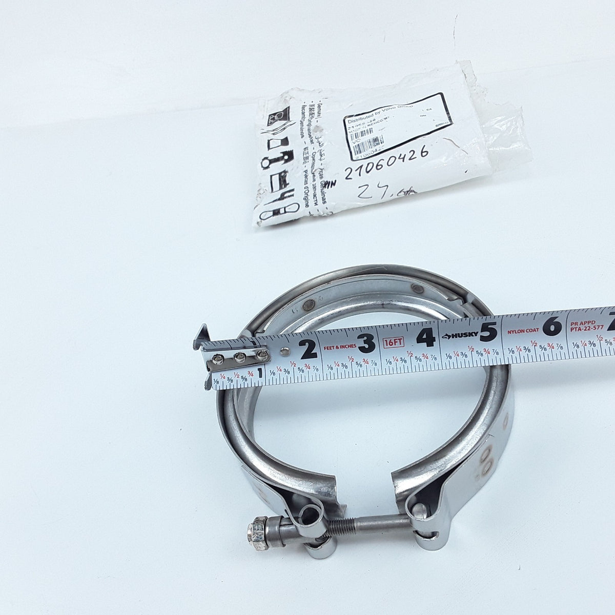 OEM V-Band Exhaust Clamp 21060426 For Volvo VNL, VNM, VNR, VHD, VNX, V