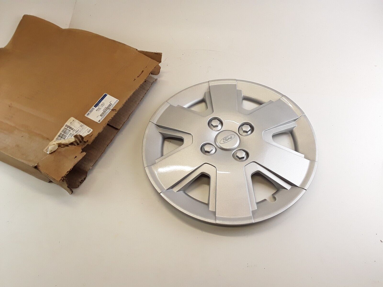 NEW Ford 15" Silver 6 Spoke Wheel Hub Cap Cover 8S4Z-1130-C Focus 2008-2010 2011 - HotCarParts