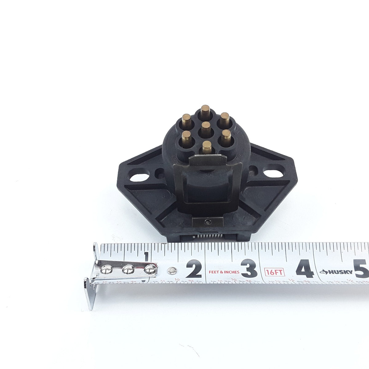 16-726 Phillips 7-Way Havy Duty STA-DRY 2-Hole Bullet w/locking clip Socket
