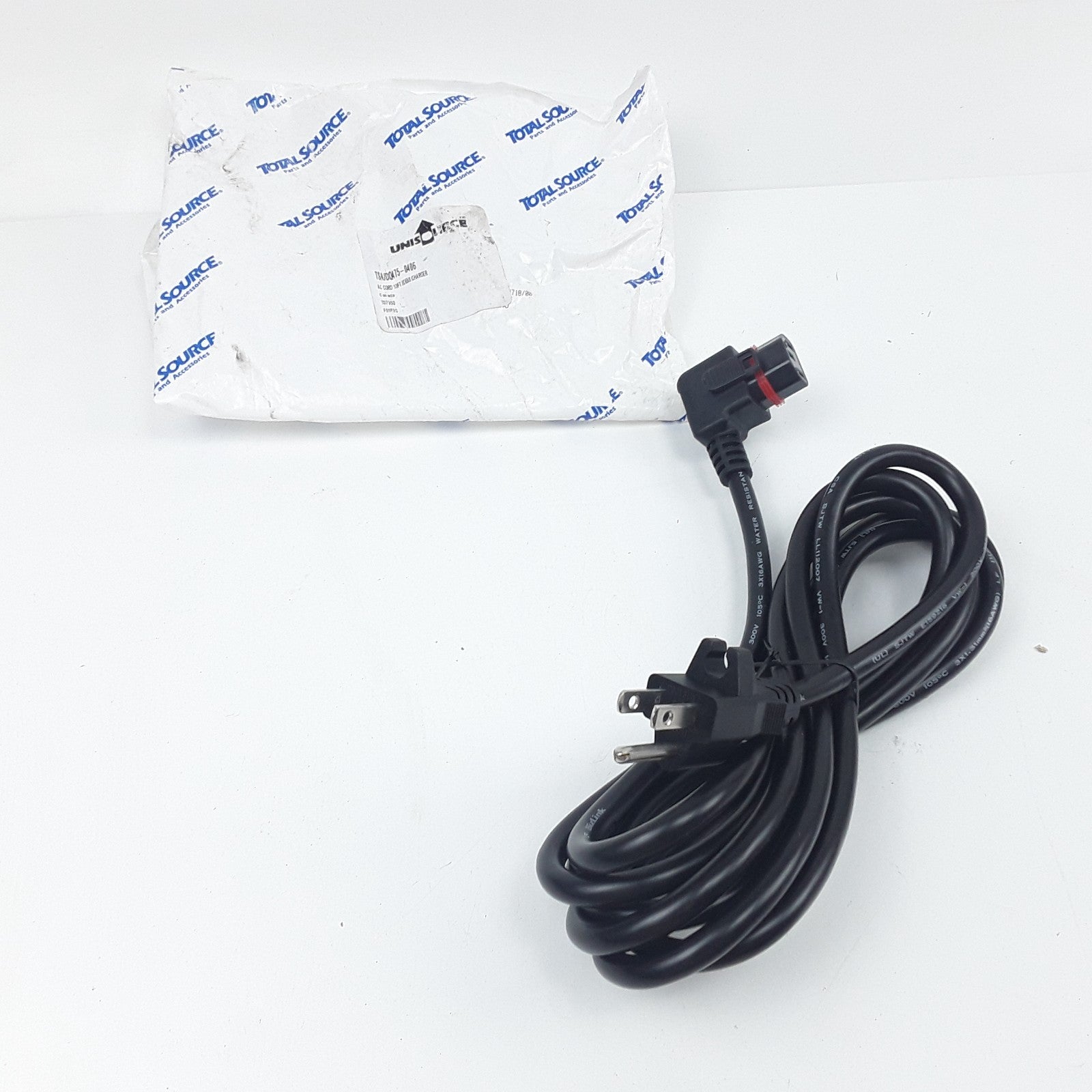 Total Source 475-0406 AC Power Cord 10-Feet 16AWG Fits IC650 Series Charger