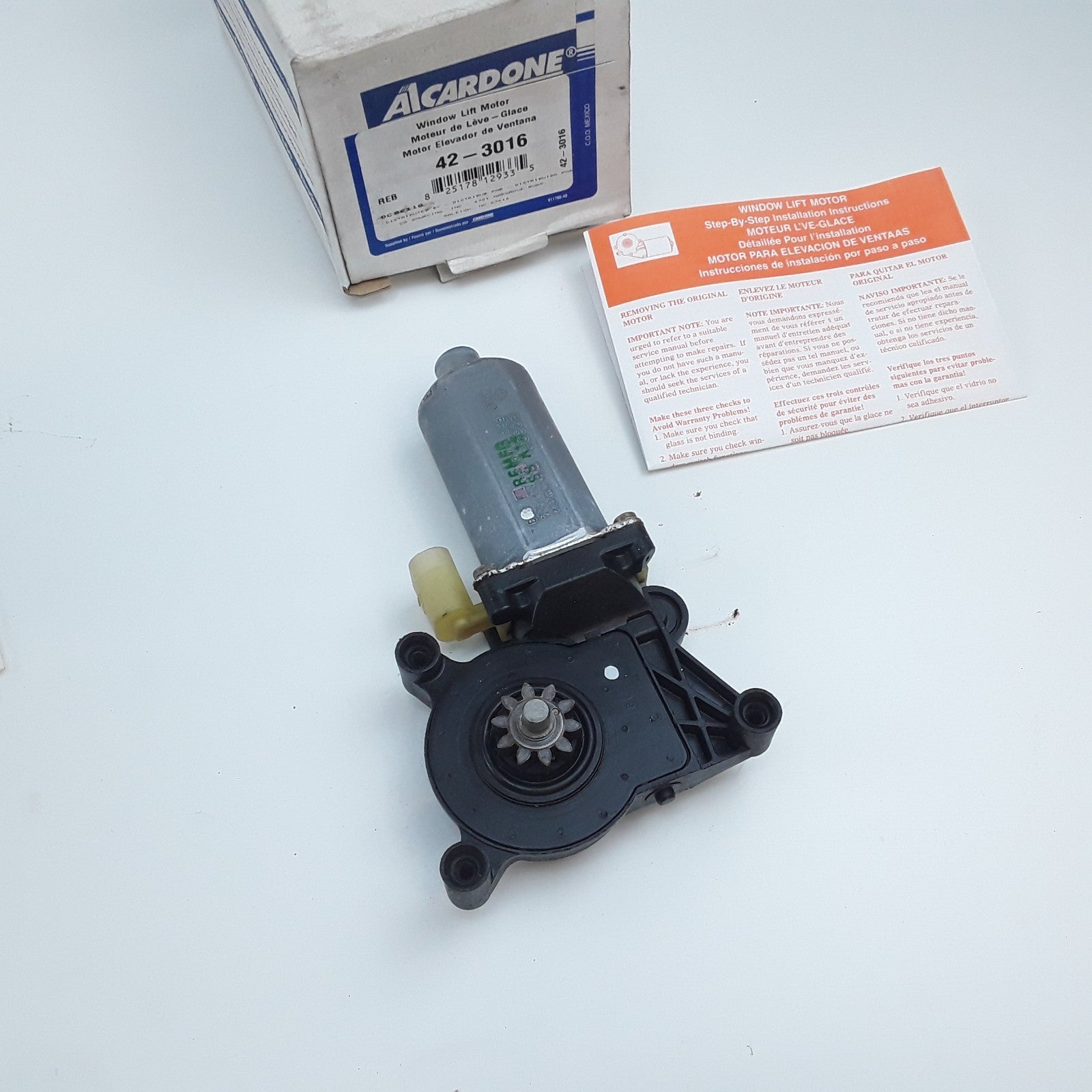 Cardone 42-3016 Front Left Power Window Motor Fits Mercury Cougar (1999-2002)