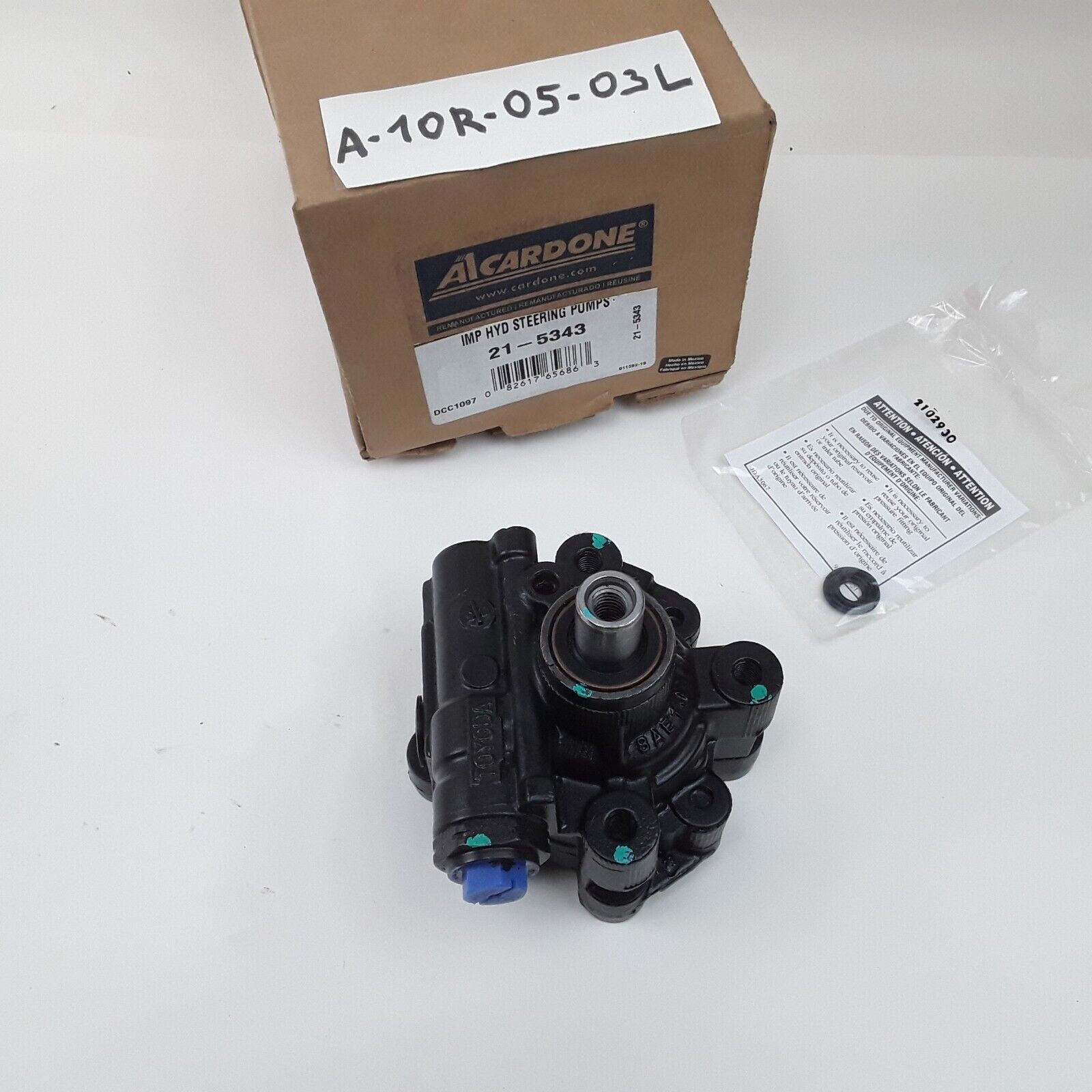 Cardone 21-5343 Power Steering Pump Aluminum For Chrysler Pacifica 2004-2006