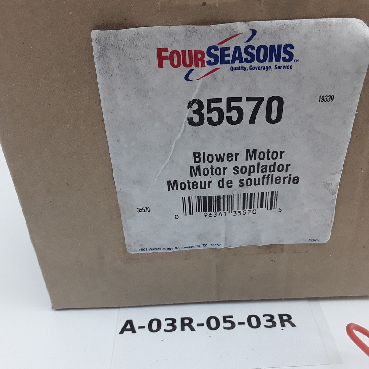 Four Seasons 35570 Blower Motor Fits Jeep Wrangler (1991 1992 1993 1994 1995)