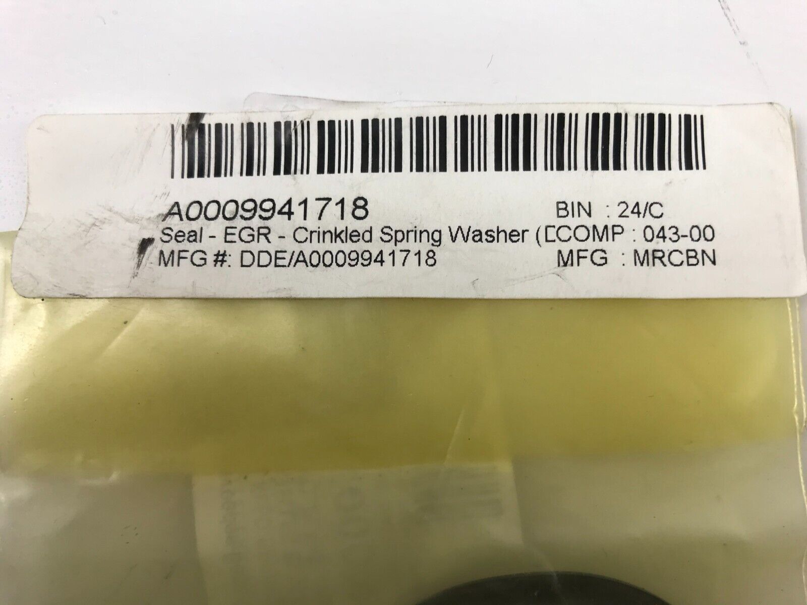 Mercedes- Benz Spring Washer Crinkle Seal A0009941718 SK279 DS297 B3 FAST SHIPP - HotCarParts