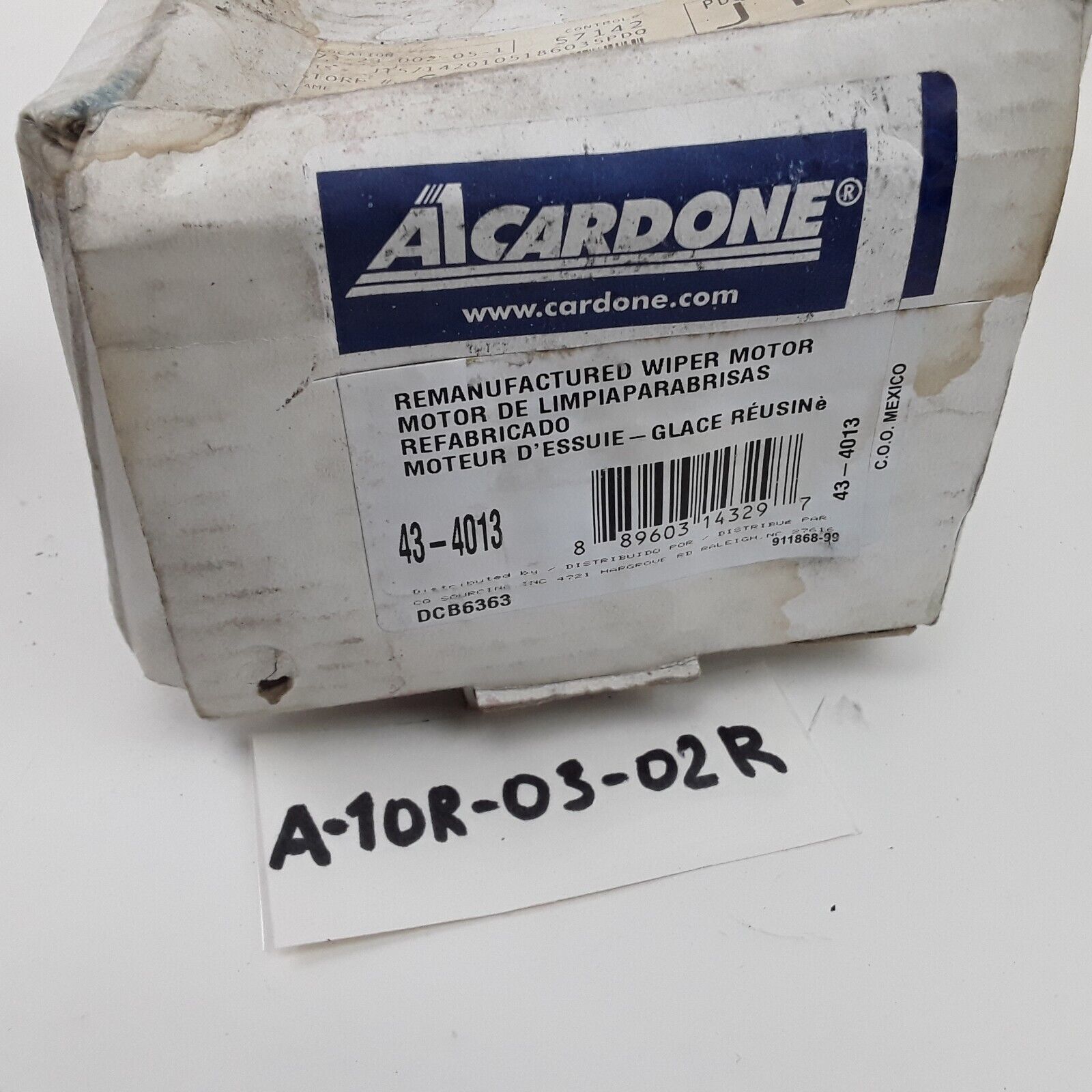 Cardone 43-4013 Front Windshield Wiper Motor For Acura Honda 1998-2003