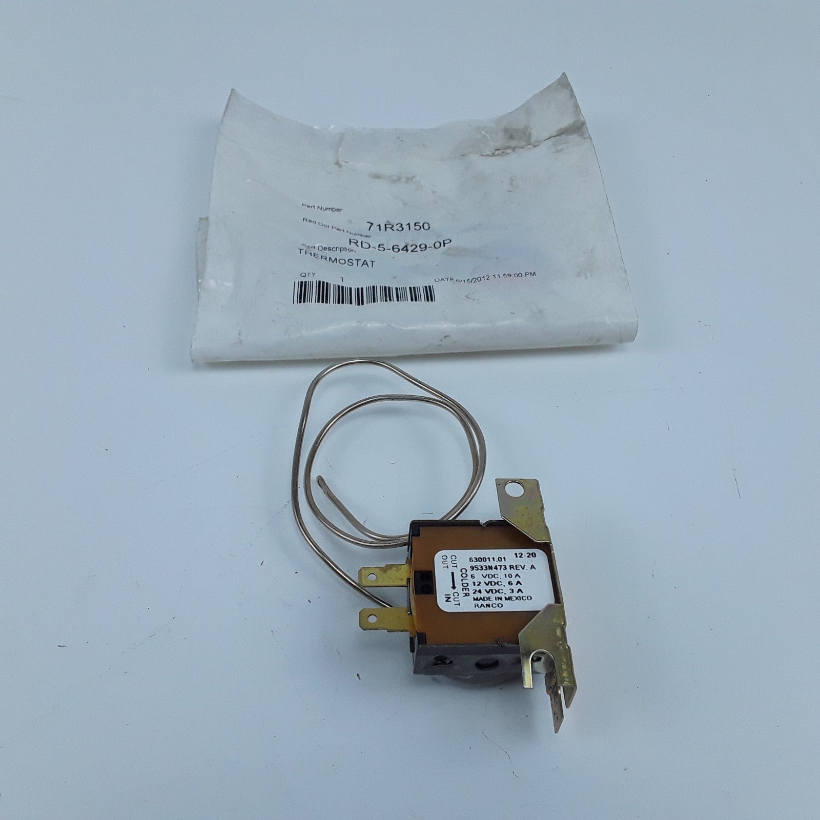 A/C Thermostat Fits Mercury Honda Ford Freightliner Autocar 1973 1974 1975-2010