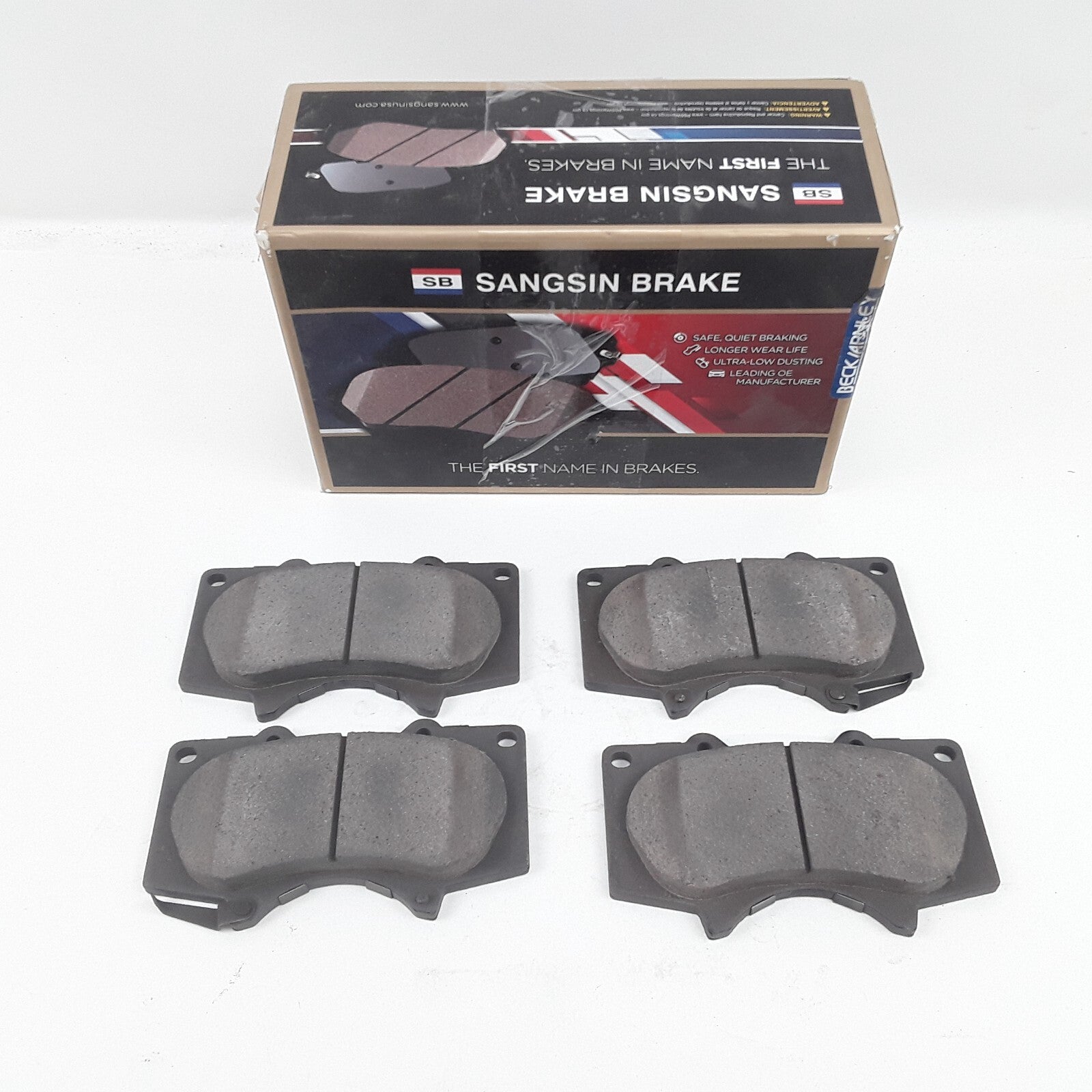 Front Disc Brake Pad Set Fits Lexus GX460 GX470 Toyota Tacoma Tundra (2000-2023)