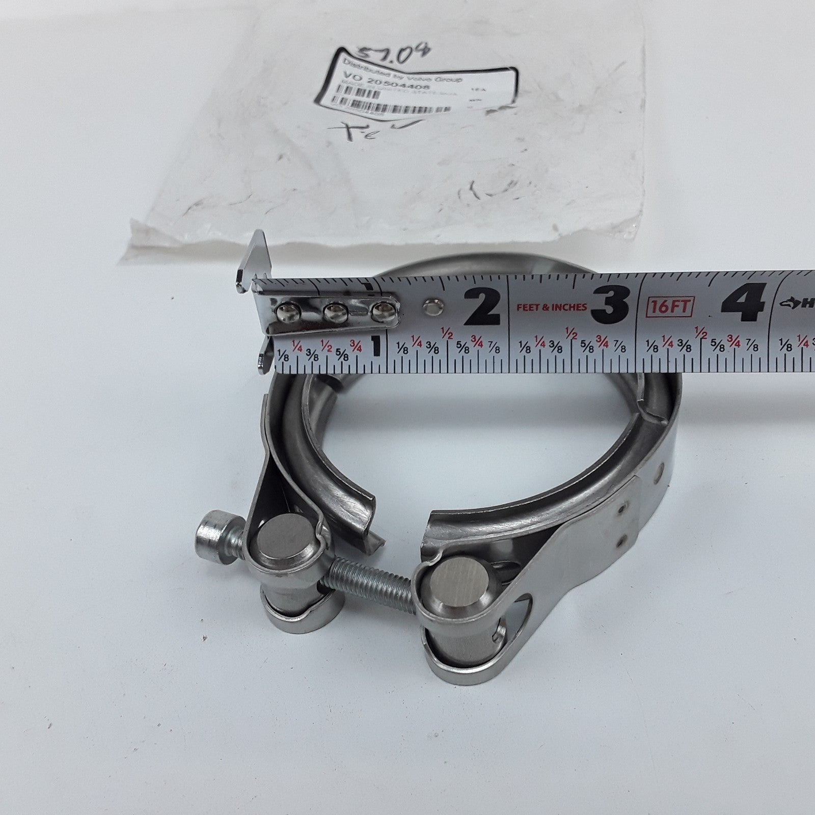 Exhaust Gas Recirculation (EGR) Systems V-Band EGR Clamp For Volvo D12 Engines