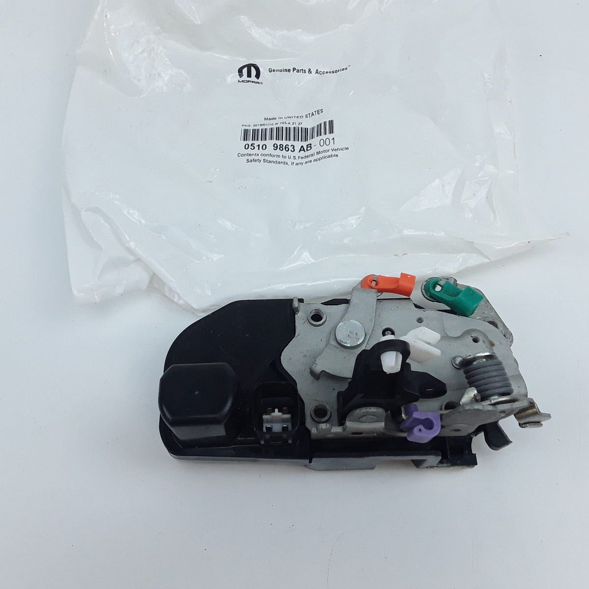 Front Door Lock Actuator Fits Chrysler Town & Country Dodge Caravan (2006-2007)