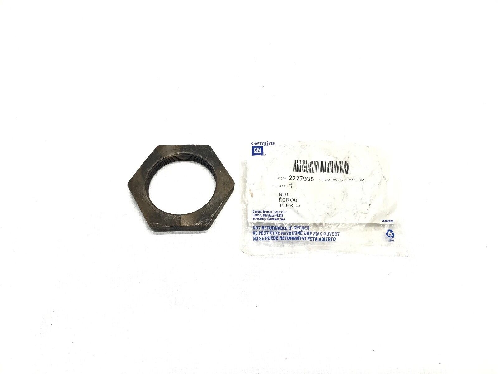 GENUINE GM OE Rear Axle Lock Nut 93-02 School bus GM 2227935 - HotCarParts