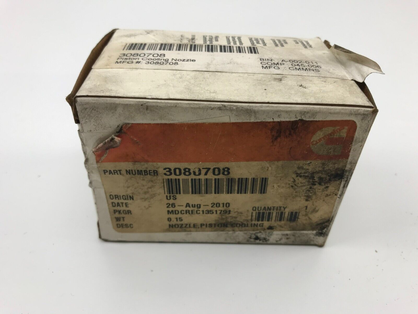 GENUINE OEM Cummins 3080708 Engine Piston Cooling Oil Nozzle FAST SHIPPING - HotCarParts