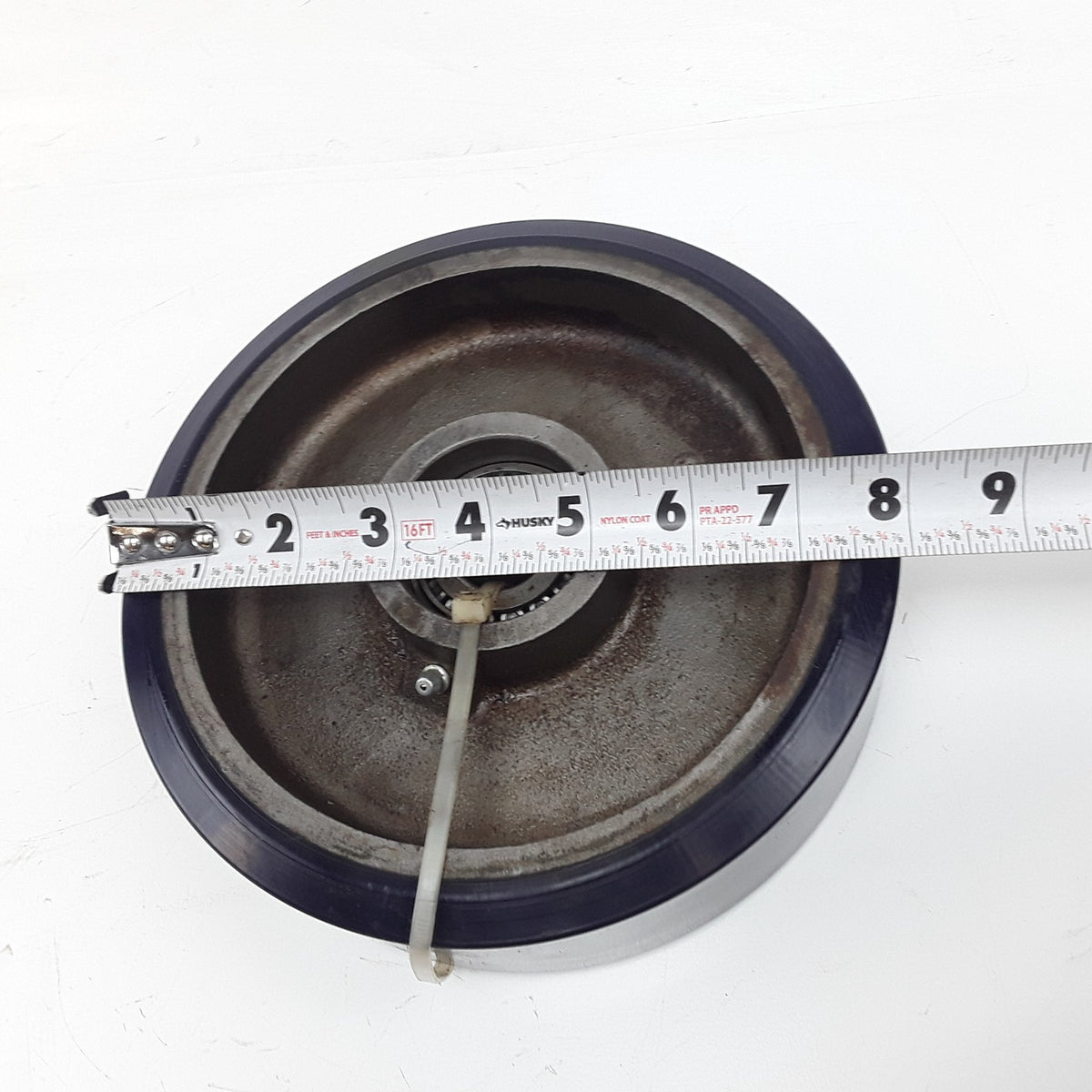 8" x 2-1/2" Industrial Polyurethane Wheel 1" Bore Cast Iron Hub Bearing