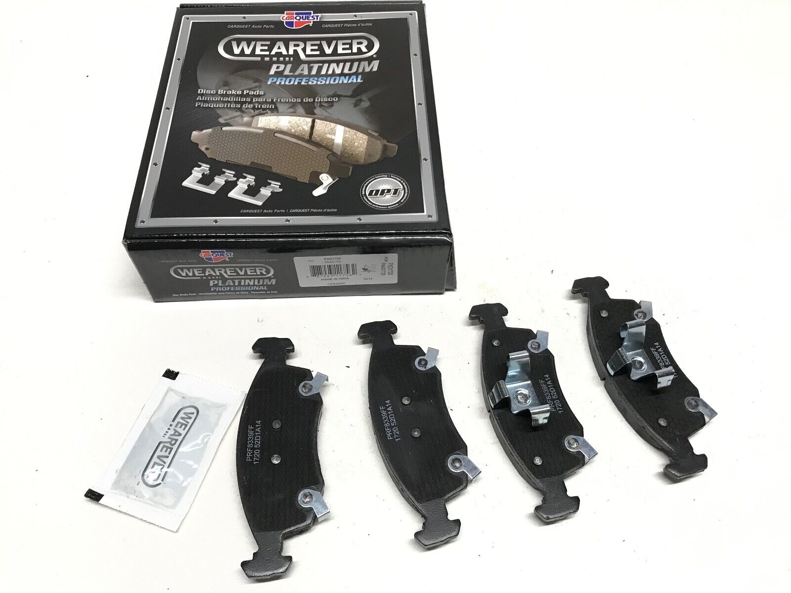 Disc Brake Pad Set-Ceramic Disc Brake Pad Front CARQUEST PXD1720 for Fiat 500 - HotCarParts