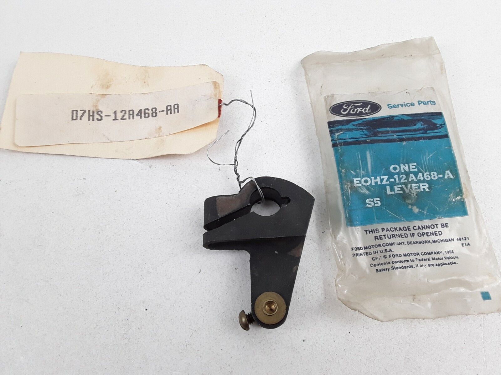 Ford Lever Transmission,Brake or Hood Vintage Part D7HS-12A468-AA E0HZ-12A468-A - HotCarParts