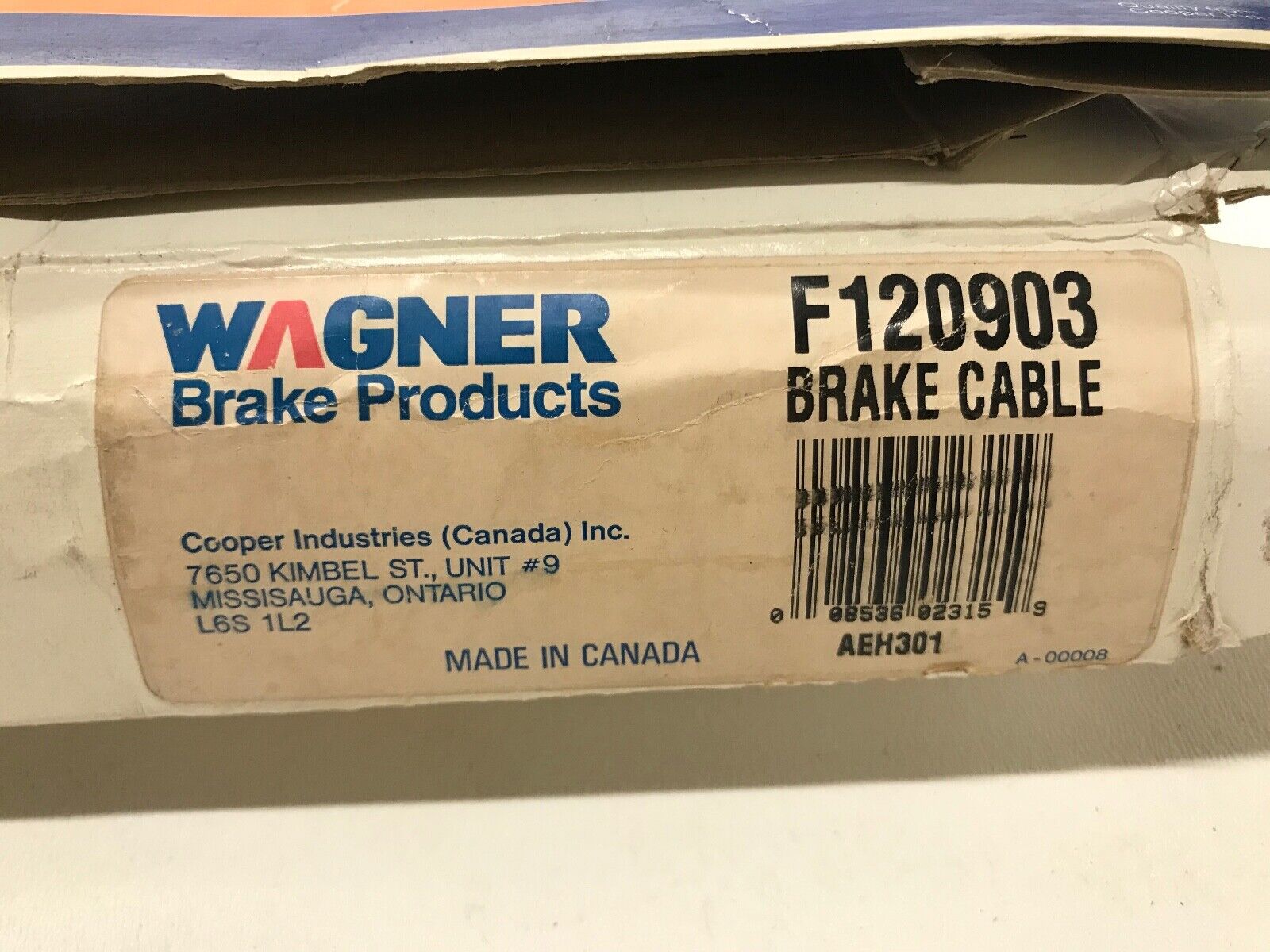 GENUINE Wagner F120903, BC120903 Brake Cable NOS FAST SHIPPING - HotCarParts