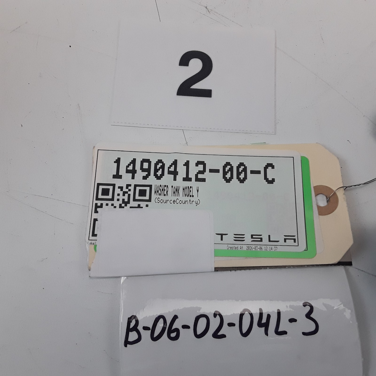 Front Washer Fluid Bottle Reservoir Fits 2022-2023 Tesla Model Y 1490412-00-C